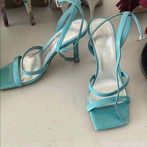 Marc Fisher Blue Slingback Heels with Stiletto